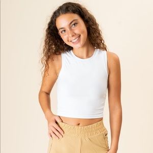 Paragon Fitwear Columbia Crop Top, White